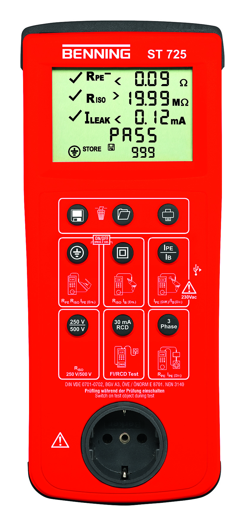 Benning ST 725 Gerätetester