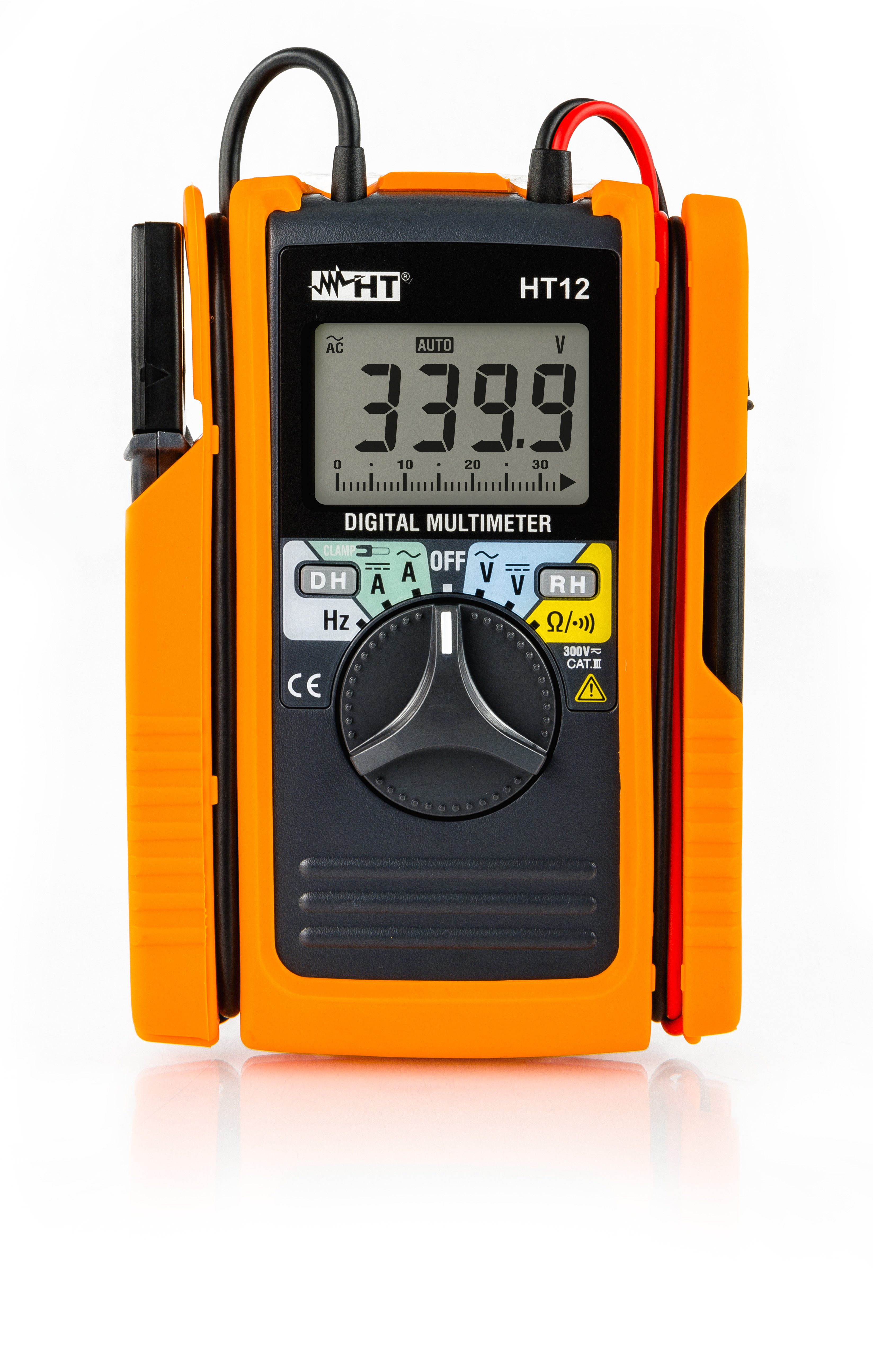 HT Instruments HT12 Digitalmultimeter mit Gabelstzromzange