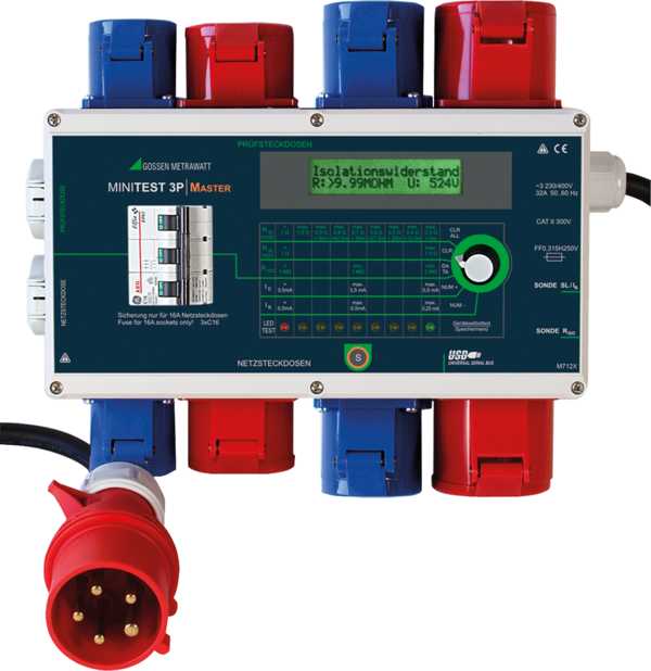 Gossen Metrawatt Minitest 3P Master Prüfgerät