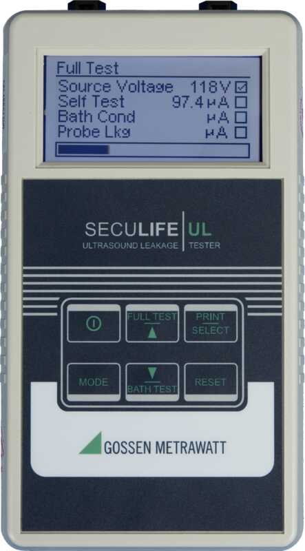 Gossen Metrawatt Seculife Ultraschall IA-Prüfgerät