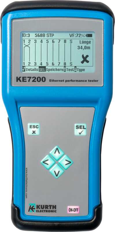 Kurth Electronic KE7200 Netzwerktester