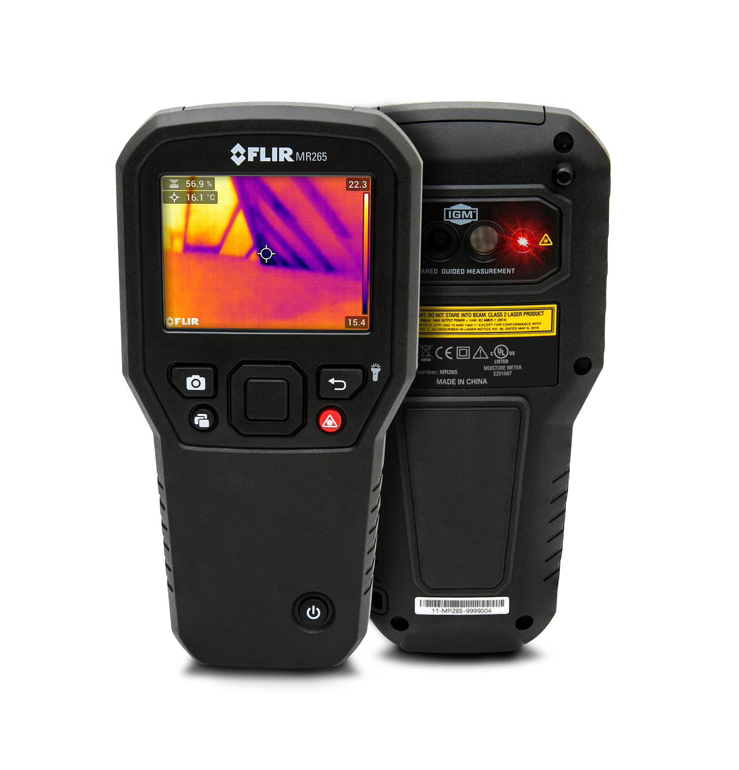 FLIR MR265 Feuchtemessgerät und Wärmebildkamera mit MSX