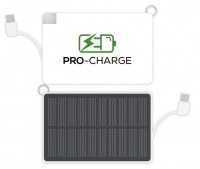 Solarpowerbank im Kartenformat